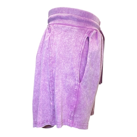 VERY J Mineral Washed Comfy Baggy Shorts NWT - Picture 9 of 10